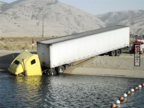 El camión estaba sediento