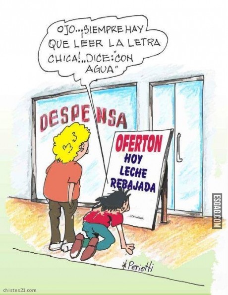 Siempre hay que leer la letra chica!