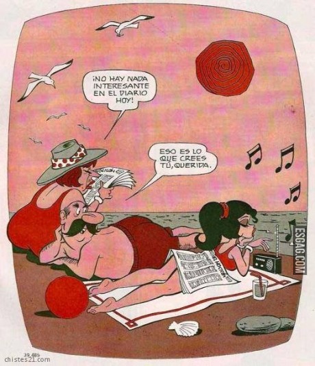 No hay nada interesante en el diario