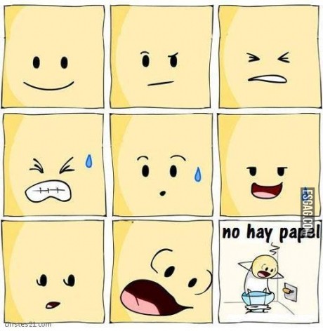 Cara de desesperación