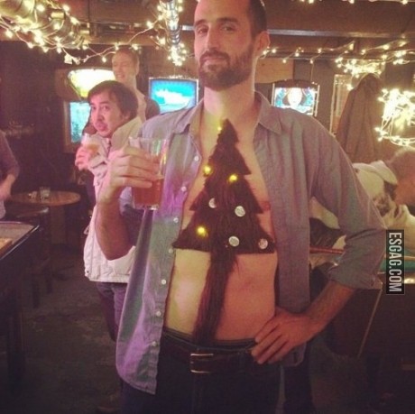 El hombre arbol de navidad