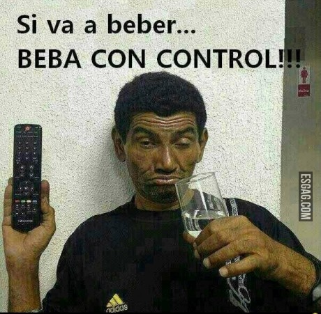 Si vas ha beber bebe con control