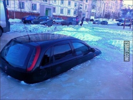 De repente vas a buscar el auto y....