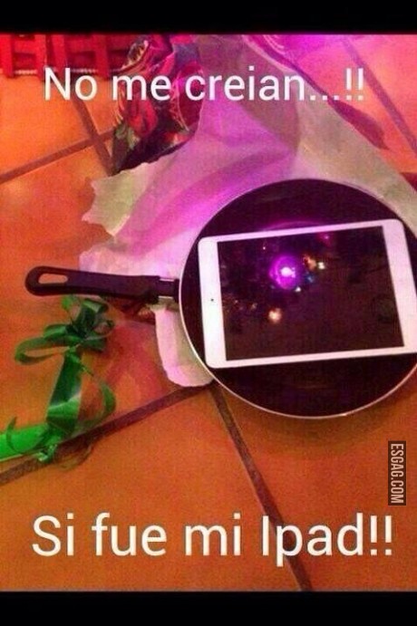 Para los que no me cre&iacute;an! Era un iPad!!!!!!