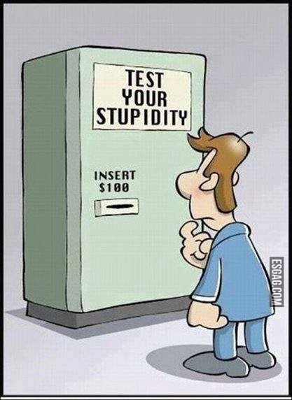 Cuan estúpido eres?