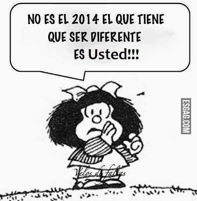 No esperen nada del 2014!