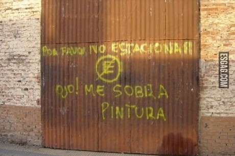 Prohibido estacionar