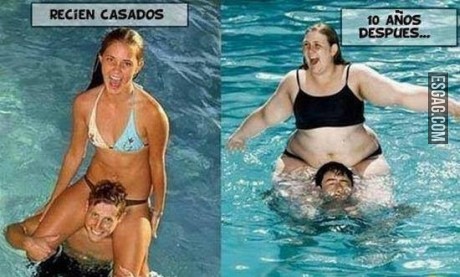 Antes y después del matrimonio