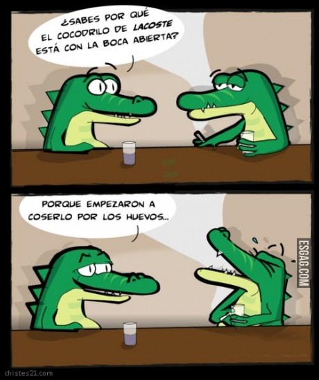 El cocodrilo de lacoste