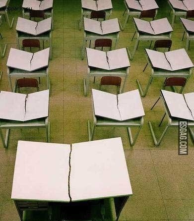 Aula de una escuela de karate