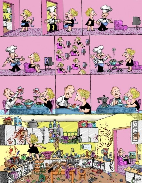 Mi amor hoy cocino yo