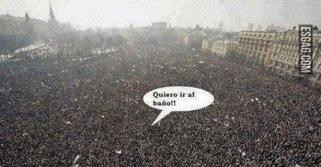 Pequeño problema entre la multitud