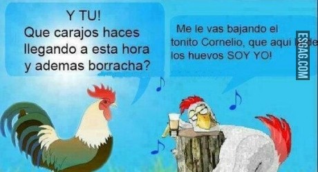 Acá la de los huevos soy yo!