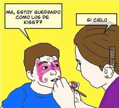 Que no se mire al espejo porque la mata!