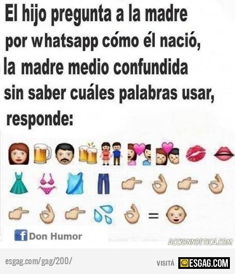 Mama, como nac&iacute; yo?