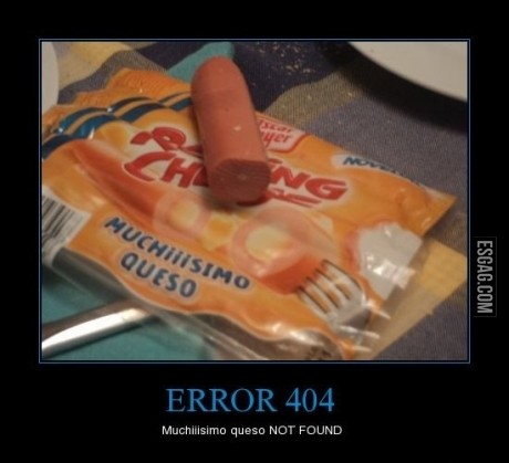 Perdón... y el queso?