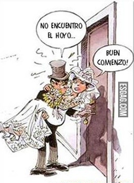 Buen comienzo estimado esposo!!!