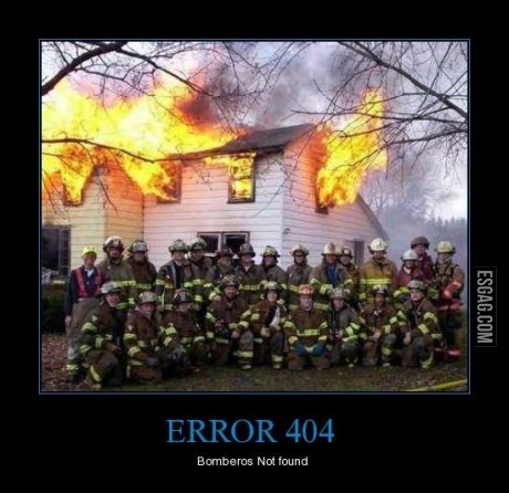 Menos mal que estaban los bomberos!!!