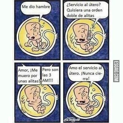 Particular servicio al cuarto...