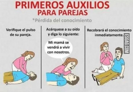 Primeros auxilios para parejas