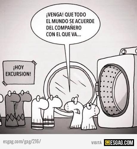 Excursión al lavarropas