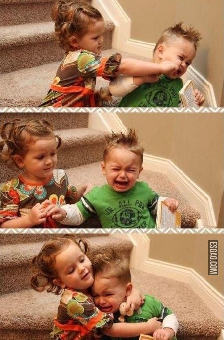 Amor de hermanos... nadie puede entender su lógica