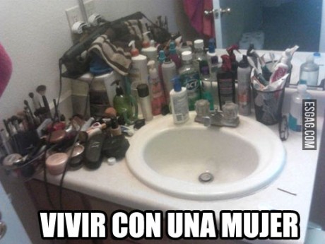 Vivir con una mujer, en una foto