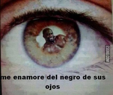 El negro de sus ojos