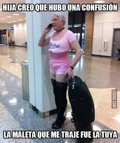 Confusión en el aeropuerto