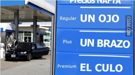 Cotización corporal de la nafta