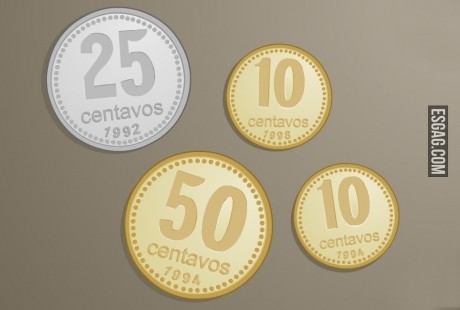 Te faltan 5 para el peso... Descripción gráfica