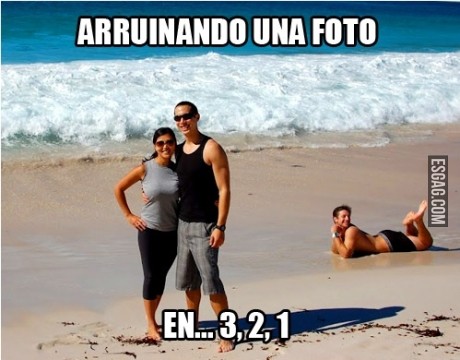 Arruinando tu foto en 3 2 1...