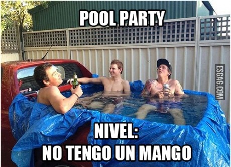 Hay que refrescarse... como sea y donde sea