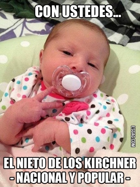 El nieto de los Kirchner