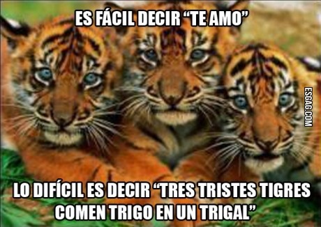 Seamos sinceros, lo difícil de decir es...
