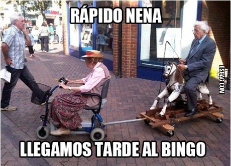 Acelera nena!