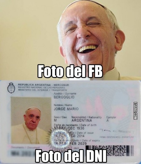 Papa Francisco no te preocupes, nos pasa a todos!