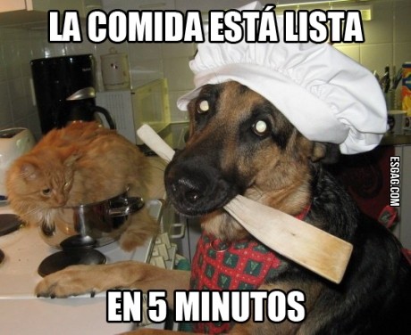 5 minutos y comemos!!!