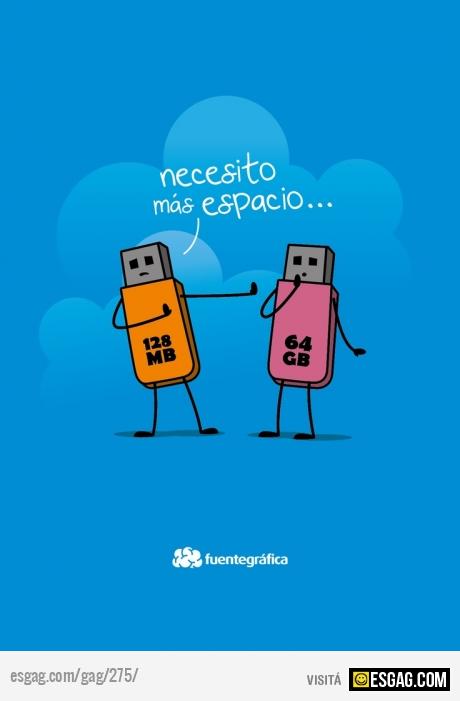 Necesito mas espacio