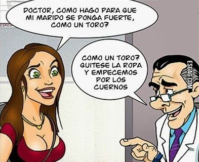 Hay que empezar por los cuernos, lo dice un doctor
