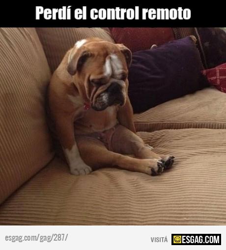 Perd&iacute; el control remoto...