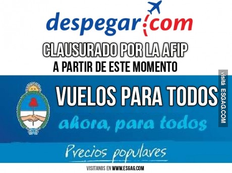 A partir de ahora Vuelos para todos en despegar.com