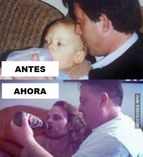 El tiempo pasa, nos vamos poniendo viejos