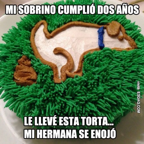 Esto califica como torta infantil?
