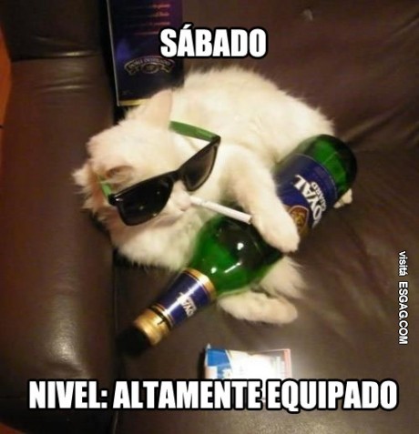Hoy es sábado? Me agarró por sorpresa