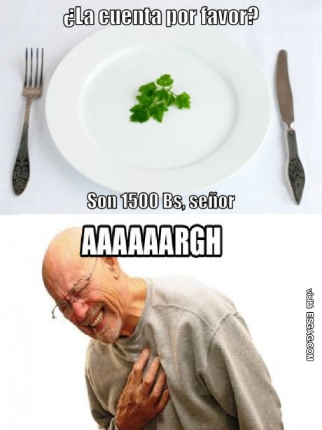 Tan caro está el perejil?