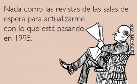 La revista mas nueva es del siglo pasado