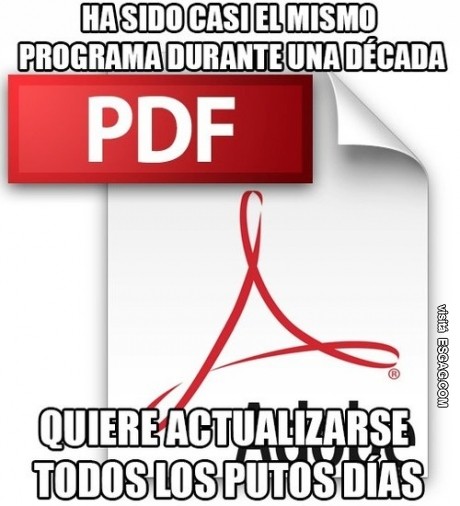 Acrobat... estamos esperando tu novedad