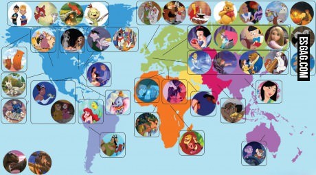 Mapa de Disney