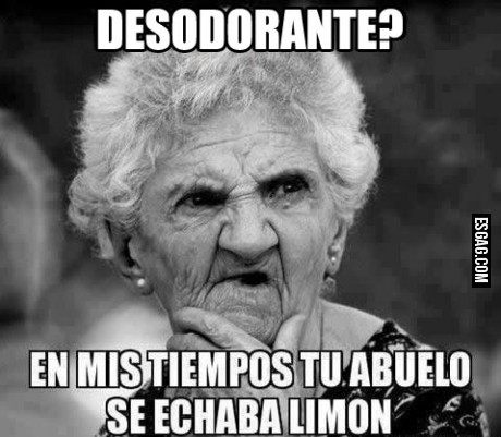 Eran otras épocas abuela
